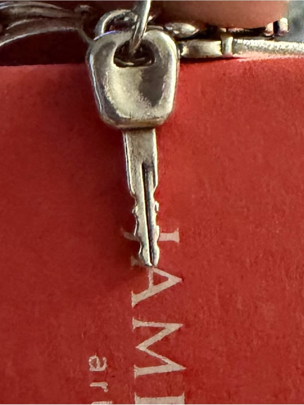 Retired James Avery Silver Key Charm